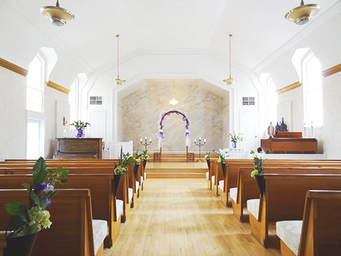Greystone Manor's beautiful wedding chapel